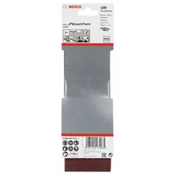 Bosch Schleifband-Set X440 Best for Wood and Paint, 3-tlg., 75x533mm, 100 Nr. 2608606072