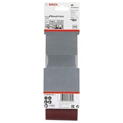 Bosch Schleifband-Set X440 Best for Wood and Paint, 3-tlg., 75x533mm, 40 Nr. 2608606069