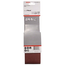 Bosch Schleifband-Set X440 Best for Wood and Paint, 3-tlg., 75x610mm, 100 Nr. 2608606092