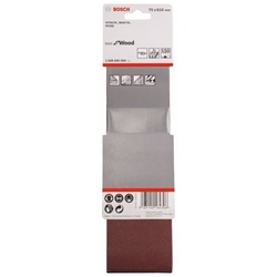 Bosch Schleifband-Set X440 Best for Wood and Paint, 3-tlg., 75x610mm, 150 Nr. 2608606094