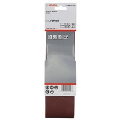 Bosch Schleifband-Set X440 Best for Wood and Paint, 3-tlg., 75x610mm, 80 Nr. 2608606091