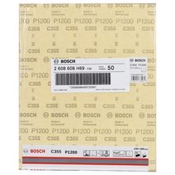 Bosch Schleifblatt C355, Papierschleifblatt, 230x280mm, 1200 Nr. 2608608H69