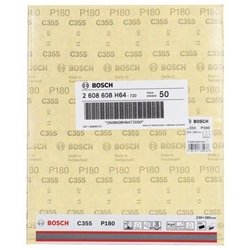 Bosch Schleifblatt C355, Papierschleifblatt, 230x280mm, 180 Nr. 2608608H64