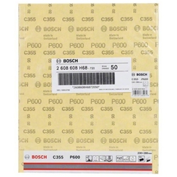 Bosch Schleifblatt C355, Papierschleifblatt, 230x280mm, 600 Nr. 2608608H68