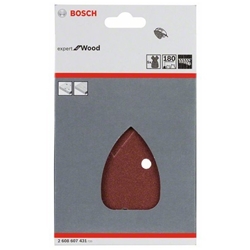 Bosch Schleifblatt C430, 100x170mm, 180, 4 Löcher, Klett, 5er-Pack Nr. 2608607431