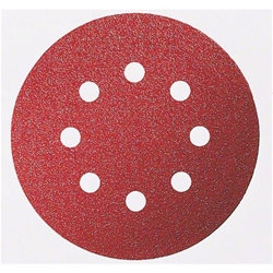 Bosch Schleifblatt C430, 115mm, 120, 8 Löcher, Klett, 5er-Pack Nr. 2608605106