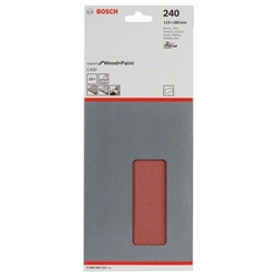 Bosch Schleifblatt C430, 115x280mm, 240, ungelocht, gespannt, 10er-Pack Nr. 2608605327