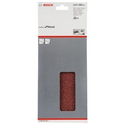 Bosch Schleifblatt C430, 115x280mm, 40, ungelocht, gespannt, 10er-Pack Nr. 2608605585