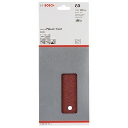 Bosch Schleifblatt C430, 115x280mm, 80, 14 Löcher, 10er-Pack Nr. 2608605343