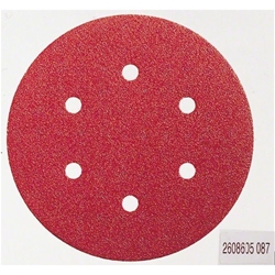 Bosch Schleifblatt C430, 150mm, 80, 6 Löcher, Klett, 5er-Pack Nr. 2608605718