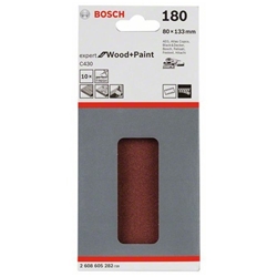 Bosch Schleifblatt C430, 80x133mm, 180, 8 Löcher, Klett, 10er-Pack Nr. 2608605282