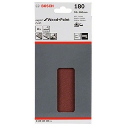 Bosch Schleifblatt C430, 93x186mm, 180, 8 Löcher, 10er-Pack Nr. 2608605308