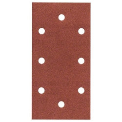 Bosch Schleifblatt C430, 93x186mm, 2x40, 3x80, 3x120, 2x180, 8 Löcher, 10er-Pack Nr. 2608608X97