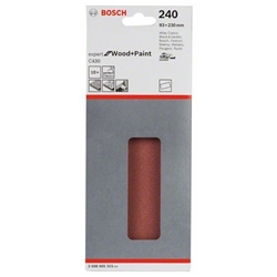 Bosch Schleifblatt C430, 93x230mm, 240, ungelocht, gespannt, 10er-Pack Nr. 2608605315