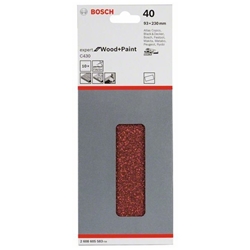 Bosch Schleifblatt C430, 93x230mm, 40, ungelocht, gespannt, 10er-Pack Nr. 2608605583