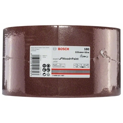 Bosch Schleifblatt J450 EXPERT for Wood and Paint, 115mmx50m, G180 Nr. 2608621487