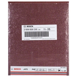 Bosch Schleifblatt Papier J475, Best for Metal, 230x280mm, 40, ungelocht, 1er-Pack Nr. 2608608C05