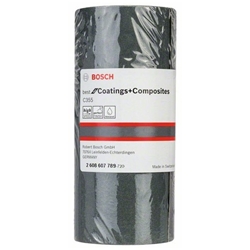 Bosch Schleifrolle C355, Papierschleifrolle-wasserfest, 115mm, 5m, 400 Nr. 2608607789