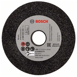 Bosch Schleifscheibe für Geradschleifer, 100mm, 20mm, 24 Nr. 1608600059