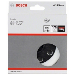 Bosch Schleifteller weich, 125mm, für GEX 12 A, GEX 12 AE, GEX 125 A, GEX 125 AC Nr. 2608601118