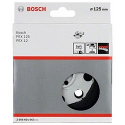 Bosch Schleifteller weich, 125mm, für PEX 12, PEX 12 A, PEX 125 Nr. 2608601063