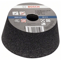 Bosch Schleiftopf, konisch-Stein/Beton 90mm, 110mm, 55mm, K 24 Nr. 1608600239