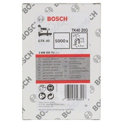 Bosch Schmalrückenklammer TK40 20G, 5,8mm, 1,2mm, 20mm, verzinkt, 5000er-Pack Nr. 2608200701