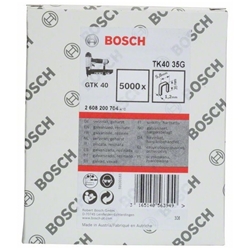 Bosch Schmalrückenklammer TK40 35G, 5,8mm, 1,2mm, 35mm, verzinkt, 5000er-Pack Nr. 2608200704