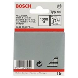 Bosch Schmalrückenklammer Typ 55, 6x1,08x12mm, 1000er-Pack Nr. 1609200370