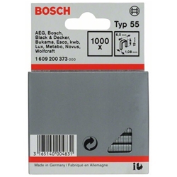 Bosch Schmalrückenklammer Typ 55, 6x1,08x19mm, 1000er-Pack Nr. 1609200373