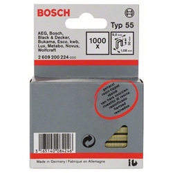 Bosch Schmalrückenklammer Typ 55, geharzt 6x1,08x30mm, 1000er-Pack Nr. 2609200224