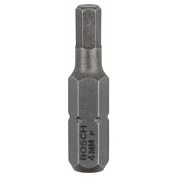 Bosch Schrauberbit Extra-Hart HEX 4, 25mm, 3er-Pack Nr. 2607001724