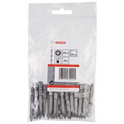 Bosch Schrauberbit Extra-Hart PH 1, 49mm, 25er-Pack Nr. 2607002502