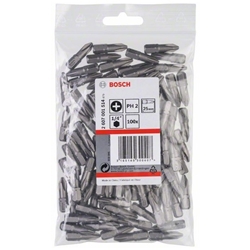 Bosch Schrauberbit Extra-Hart PH 2, 25mm, 100er-Pack Nr. 2607001514