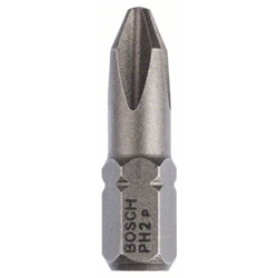Bosch Schrauberbit Extra-Hart PH 2, 25mm, 10er-Pack, im Blister Nr. 2607001512