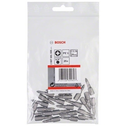 Bosch Schrauberbit Extra-Hart PZ 1, 25mm, 25er-Pack Nr. 2607001556
