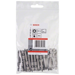 Bosch Schrauberbit Extra-Hart PZ 1, 49mm, 25er-Pack Nr. 2607002505