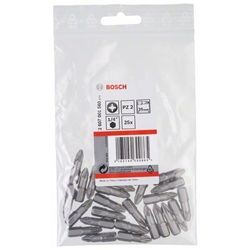 Bosch Schrauberbit Extra-Hart PZ 2, 25mm, 25er-Pack Nr. 2607001560