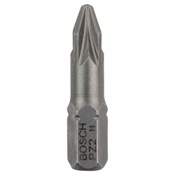 Bosch Schrauberbit Extra-Hart PZ 2, 25mm, 3er-Pack Nr. 2607001558