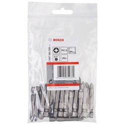 Bosch Schrauberbit Extra-Hart PZ 2, 49mm, 25er-Pack Nr. 2607002506