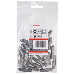 Bosch Schrauberbit Extra-Hart PZ 4, 32mm, 25er-Pack Nr. 2607001567