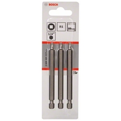 Bosch Schrauberbit Extra-Hart R1, 89mm, 3er-Pack Nr. 2608521117