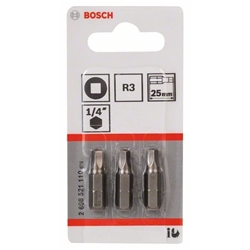 Bosch Schrauberbit Extra-Hart R3, 25mm, 3er-Pack Nr. 2608521110