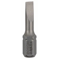 Bosch Schrauberbit Extra-Hart S 0,6x4,5, 25mm, 3er-Pack Nr. 2607001459