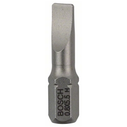 Bosch Schrauberbit Extra-Hart S 0,8x5,5, 25mm, 25er-Pack Nr. 2607001463