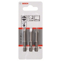 Bosch Schrauberbit Extra-Hart S 1,0x5,5, 49mm, 3er-Pack Nr. 2607001481