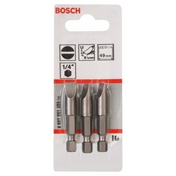 Bosch Schrauberbit Extra-Hart S 1,2x8,0, 49mm, 3er-Pack Nr. 2607001485