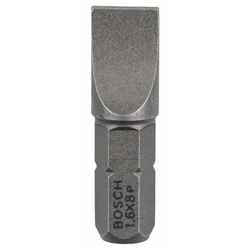 Bosch Schrauberbit Extra-Hart S 1,6x8,0, 25mm, 3er-Pack Nr. 2607001471