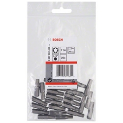 Bosch Schrauberbit Extra-Hart T30, 25mm, 25er-Pack Nr. 2607002499