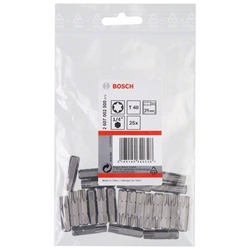 Bosch Schrauberbit Extra-Hart T40, 25mm, 25er-Pack Nr. 2607002500
